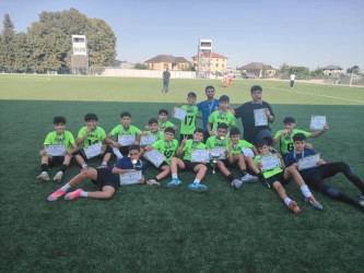 Beyləqanlı yeniyetmə futbolçular “Yay Festivalı” futbol turnirində birinci olublar