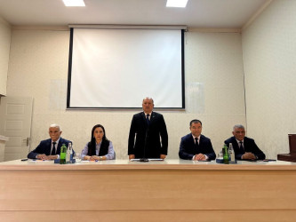 Prezident İlham Əliyevin Yeni Azərbaycan Partiyasının VIII Qurultayındakı çıxışından irəli gələn vəzifələrə həsr olunmuş müşavirə keçirilib