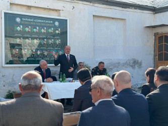 Beyləqan Rayon İcra Hakimiyyətinin başçısı Əziz Əzizov növbəti səyyar görüşü Milabad qəsəbəsində keçirib.