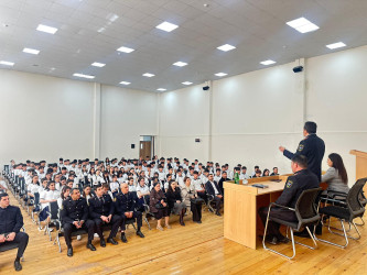 Beyləqanda məktəblilərlə maarifləndirici görüş təşkil olunub