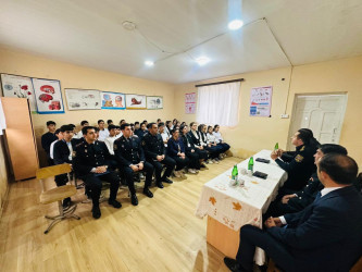 “Narkomaniyaya “yox” deyək!” adlı maarifləndirici görüşlər təşkil olunub