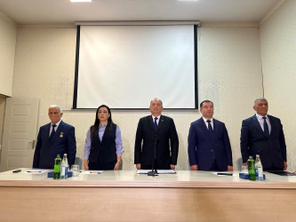Prezident İlham Əliyevin Yeni Azərbaycan Partiyasının VIII Qurultayındakı çıxışından irəli gələn vəzifələrə həsr olunmuş müşavirə keçirilib
