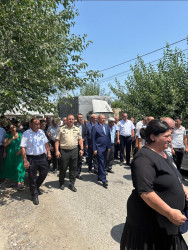 Vətən Müharibəsi şəhidinin anasının dəfn mərasimi keçirilib.