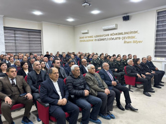 Beyləqanda Səfərbərlik və Hərbi Xidmətə Çağırış üzrə Dövlət Xidmətinin yaradılmasının ildönümü qeyd olunub