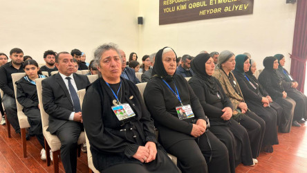 “Ordun varsa, yurdun var!” layihəsi çərçivəsində şəhid Xəlilov Elnurun xatirəsinə həsr olunmuş tədbir keçirilib