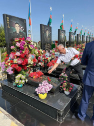 Şəhid Vəliyev Elnur Mirsiyab oğlunun doğum günü qeyd olundu.