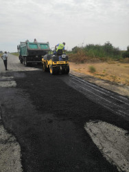 Beyləqanda kəndlərarası yolların təmiri həyata keçirilir.