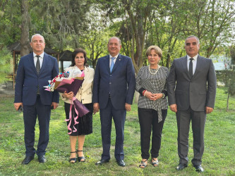 Beyləqanda yazıçı, publisist Şəfəq Nasirlə ədəbi-bədii görüş keçirilib.