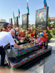 Şəhid Vəliyev Elnur Mirsiyab oğlunun doğum günü qeyd olundu.