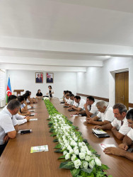 Beyləqanda sağlam həyat tərzinin təbliğinə həsr olunmuş görüş keçirilib