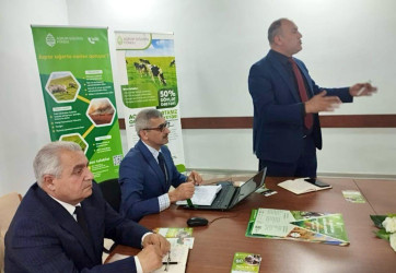 Beyləqanda “Dayanıqlı fermer fəaliyyəti üçün aqrar sığorta” mövzusunda tədbir keçirilib.