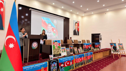 “Ordun varsa, yurdun var!” layihəsi çərçivəsində şəhid Abbaslı Munisin xatirəsinə həsr olunmuş tədbir keçirilib