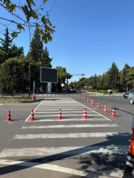 Beyləqan rayonunun yol hərəkəti təhlükəsizliyinin təmin olunması istiqamətində tədbirlər davam etdirilir.