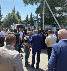 Vətən Müharibəsi şəhidinin anasının dəfn mərasimi keçirilib.