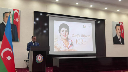 Beyləqanda Zərifə Əliyevanın anadan olmasının 103 illiyinə həsr olunmuş tədbir keçirilib