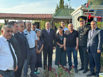 Anım Günü ərəfəsində Bahar və Qəhrəmanlı qəsəbələrində şəhid məzarları ziyarət olunub