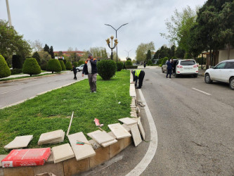 Beyləqanda abadlıq və təmizlik işləri davam edir