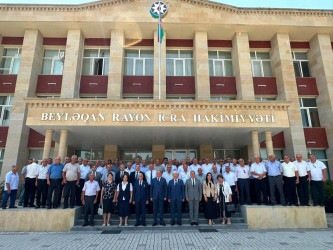 Beyləqanda Rayon Ağsaqqallar Şurasının hesabat konfransı keçirilib
