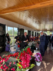 Yeni Mil və Milabad qəsəbələrində şəhidlərimizin məzarları ziyarət olunub