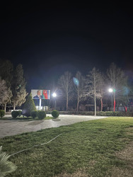 Beyləqan şəhərində Mədəniyyət və istirahət parkının işıqlandırma sistemi yenilənib