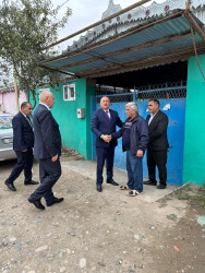 Qəhrəmanlı qəsəbəsində Vətən müharibəsinin qəhrəman şəhidi Hüseynov Vüsal Nadir oğlunun dördüncü ildönümü münasibətilə ailəsi ziyarət olundu.