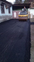 Beyləqan şəhərində asfaltlanma işləri davam edir