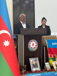 Şəhid Quliyev Barat Nizami oğlunun xatirəsinə həsr olunmuş tədbir keçirildi