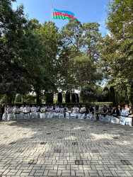 Beyləqanda ali təhsil müəssisələrinə qəbul imtahanında yüksək bal toplayan məzunlarla görüş keçirilib.