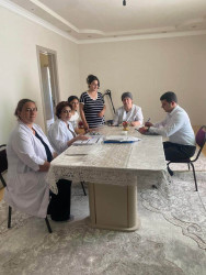 Beyləqan rayonunun kənd və qəsəbələrində səyyar tibbi aksiyalar keçirilib