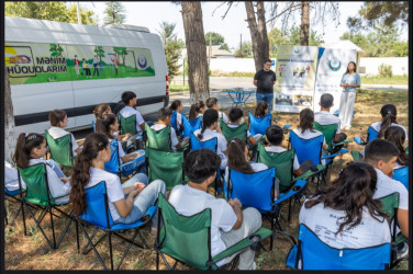 “Mənim hüquqlarım” adlı təşviqat avtobusu Beyləqanda