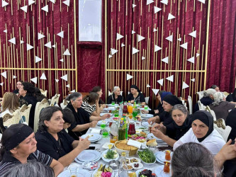 Beyləqanda Anım Günü ilə əlaqədar şəhidlərin xatirəsinə ehsan süfrəsi təşkil olunub