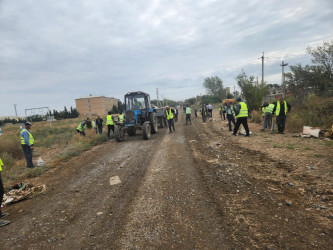 “Yaşıl dünya naminə həmrəylik ili” çərçivəsində rayonda növbəti iməcilik aksiyası keçirilib.