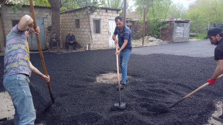 Beyləqan şəhərində abadlıq və yenidənqurma işləri mərhələli şəkildə davam etdirilir.