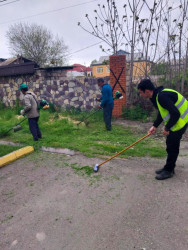 Beyləqanda abadlıq və təmizlik işləri davam edir