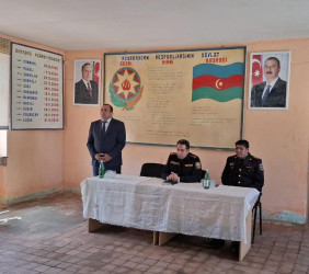 Beyləqanda məktəblilərlə narkomaniya, erkən nikahlar və dini radikalizm mövzusunda maarifləndirici tədbirlər keçirilib