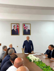 Beyləqanda Rayon Ağsaqqallar Şurasının hesabat konfransı keçirilib