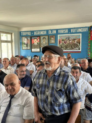 Beyləqan Rayon İcra Hakimiyyətinin başçısı Əziz Əzizov Örənqala qəsəbəsində səyyar görüş keçirib