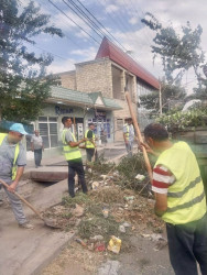 Beyləqan rayonunda suvarma arxlarında təmizlik işləri aparılıb