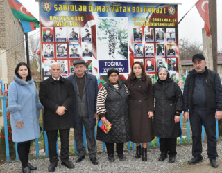 Vətən müharibəsi şəhidi Xudiyev Toğrulun doğum günü qeyd olunub.