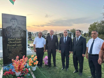 Bünyadlı və Əmirzeyidli kəndlərində şəhidlərin xatirəsi yad edilib