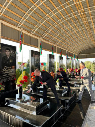27 Sentyabr – Anım Günü ərəfəsində şəhidlərin məzarları ziyarət olunub