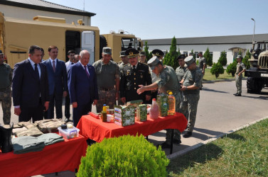 Beyləqanda N saylı Hərbi Hissənin yaranmasının 32-ci ildönümü münasibəti ilə tədbir keçirilib.