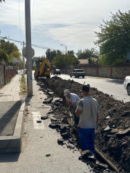 Heydər Əliyev  prospektində hava elektrik xətləri yeraltı kabel xətti ilə əvəzlənir.