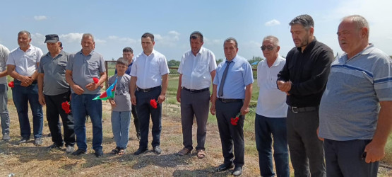 Şəhid Qurbanzadə Mövlud Söhbət oğlunun cənnətdəki doğum günü qeyd olunmuşdur.