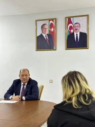 15 aprel 2026-cı il tarixdə Beyləqan Rayon İcra Hakimiyyətinin başçısı Əziz Əzizov vətəndaş qəbulu keçirib.