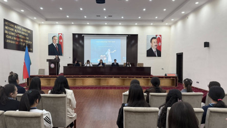 “Uşaqlara kitab verək, həyat yükü yox: erkən evliliyə birlikdə yox deyək” mövzusunda maarifləndirici tədbir keçirilib.