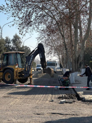 Heydər Əliyev prospektində əsaslı yenidənqurma işləri sürətlə davam etdirilir.