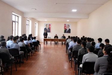 Beyləqanda məktəblilərlə maarifləndirici görüşlər keçirilib