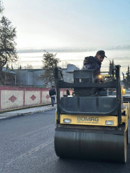 Beyləqan rayonunda yol infrastrukturu yenilənməsi davam etdirilir