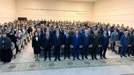 Beyləqanda “Ümummilli Lider Heydər Əliyev müasir müstəqil Azərbaycanın banisidir” adlı möhtəşəm tədbir keçirilib.